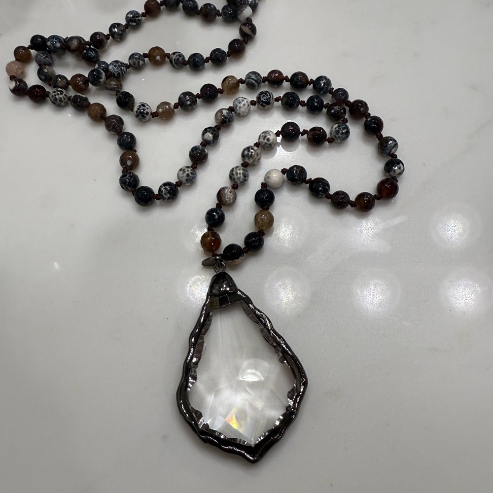 21 inch necklace beaded